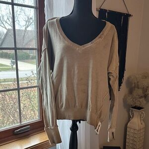 We The Free Tan Sweater